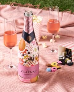 Vilarnau Brut Reserva Rosé Delicat Organic - Imported in India by Mohan Brotherss LLP, A solis group company