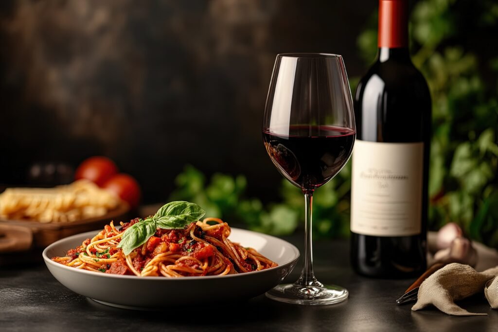 spaghetti best wine