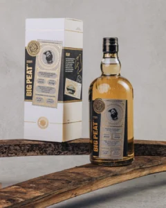 Big Peat Islay Blended Scotch Whiskey bottle imported in India by Mohan Brotherss LLP, A Solis Group Company