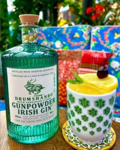 Gunpowder Irish Gin with Sardinian Citrus gin bottle imported in India by Mohan Brotherss LLP, A Solis Group Company