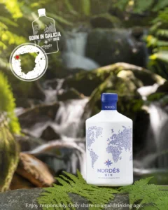 Nordés Gin bottle imported in India by Mohan Brotherss LLP, A Solis Group Company