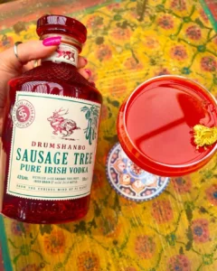 Sausage Tree vodka bottle imported in India by Mohan Brotherss LLP, A Solis Group Company