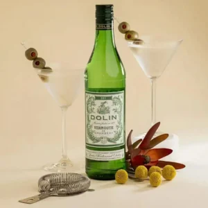 Dolin Dry Vermouth bottle imported in India by Mohan Brotherss LLP, A Solis Group Company