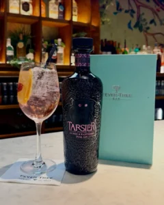 Tarsier Oriental Pink Gin bottle imported in India by Mohan Brotherss LLP, a Solis group company